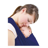 Wrap Best Sling Liso Marinho Carregador De Bebe Ao Ar Livre