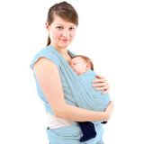 Wrap Sling Canguru Carregador Bebe Verão Azul Oportunidade