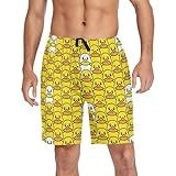 Wudan Pato Borracha Chuveiro Casa De Banho Pijama Masculino Roupa De Dormir Masculina Com Bolsos Para Spa Adulto P, Ducha De Borracha De Pato, G