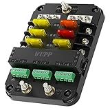 WUPP Bloco De Fusíveis De 12 V Com Relé Fusível Automotivo De 6 Circuitos E Caixa De Relé Com Interface Acc Bloco De Fusíveis Universal E Kit De Relé Para Carros Caminhões Barcos Marítimos