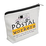 Wzjhcl Kit De Sobrevivência Mail Lady Correio Valorização Presente Serviço Postal Bolsa De Maquiagem Correio Kit De Cosméticos Bolsa Organizadora De Armazenamento Correio, Trabalhador Postal,