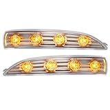 X AUTOHAUX 1 Par De Luz De Seta Para Espelho Frontal Esquerdo E Direito 87614-2S200 87624-2S200 Para Hyundai Tucson 2010-2013 E Hyundai Ix35 2010-2014