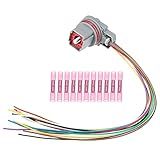 X AUTOHAUX 5R55W 5R55S 5R55N Plugue De Chicote De Fios De Transmissão Para Ford Para Lincoln Para Mazda Para Mercury 2003 2015 Kit De Reparo De Fio Solenoide De Câmbio