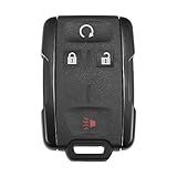 X AUTOHAUX Controle Remoto De Entrada Sem Chave De 4 Botões De Substituição Chaveiro De Proximidade Smart Fob M3N32337100 Para Chevrolet Colorado 2015-2021 315MHz