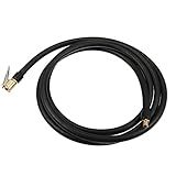 X AUTOHAUX Mangueira De Extensão De Inflador De Pneu De 2 M Adaptador De Mandril De Conexão Rápida Tubo De Bomba De Ar Tubo De Conexão De Válvula De Pneu De Alta Pressão Universal Para Carro Motocicleta Bicicleta Caminhão Bicicleta MTB Borracha De Cobre