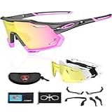 X TIGER Óculos De Ciclismo Polarizados Com 5 Lentes Intercambiáveis óculos De Sol Esportivos De Corrida E Beisebol MTB Para Homens E Mulheres