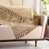 Xale Manta Sofá Jacquard Medalhão Várias Cores 2 20m X 1 40m