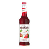 Xarope Monin Morango Para Gin Drink Soda Café Chá 700 Ml