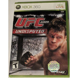 Xbox 360 - Ufc Undisputed 2009 - Original Físico