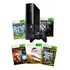Xbox 360 Com 1 Controles 250gb Com Varios Jogos