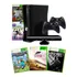 Xbox 360 Com 2 Controles 1 Kinect 250gb Com Varios Jogos