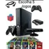 Xbox 360 Slim 250gb Com Jogos Com 2 Controles E Kinect 