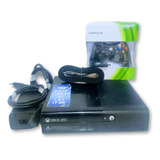 Xbox 360 Slim Bloqueado Completo Controle