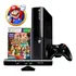 Xbox 360 Slim Ou Super Slim C/ Kinect E Jogos + Garantia