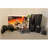 Xbox 360 Slim Ou Super Slim Original Com 1 Controle E Kit Disney Infinity 3 0