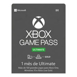 Xbox Game Pass Ultimate 1 Mês Brasil Código 25 Dígitos