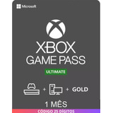 Xbox Game Pass Ultimate 1 Mês Código 25 Dígitos assinatura