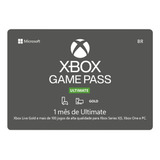 Xbox Game Pass Ultimate 1 Mes Codigo 25 Digitos One Series