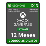 Xbox Game Pass Ultimate 12 Meses 25 Dígitos
