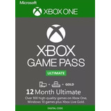 Xbox Game Pass Ultimate 12 Meses Código De 25 Digitos
