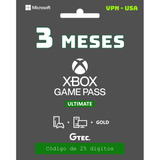 Xbox Game Pass Ultimate 3 Meses Cód  25 Díg  Envio Imediato
