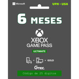 Xbox Game Pass Ultimate 6 Meses Cód 25 Díg Envio Imediato