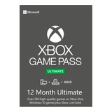 Xbox Game Pass Ultimate Código 12