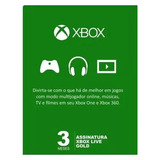 Xbox Live Gold Br Cartão Assinatura