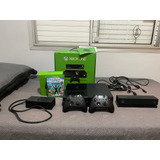 Xbox One 500gb Completo 2 Controles Kinect Cabos Caixa Original
