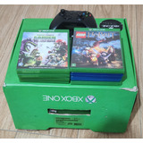 Xbox One 500gb Kinect 5 Jogos 2 Dvd Blu ray 2 Controles