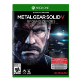 Xbox One Metal Gear Solid V Ground Zeroes Novo Lacrado