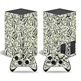 Xbox Series X Full Body Skin Stickers Protective Cover For Microsoft Xbox Series X Console And Vinyl Decal Controllers  Dollars 