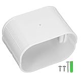 Xeamotor Ar Condicionado Tubulao Reta Junta PVC Branco Suprimentos De Cobertura De Mangueira AC Para Mini AC Central Split
