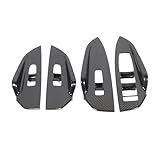 Xeamotor Tampa Do Painel Do Interruptor De Elevação Da Janela Padrão De Fibra De Carbono Resistente Substituição Do Painel Da Moldura Do Interruptor Da Janela Para K5 4 Peças