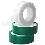 XEHAHOSH Fita De Encanador De 3 Rolos  Fita De Teflon  Fita De Vedação De Canos De Água  Espessamento E Alongamento De Alta Densidade  Fita Adesiva À Prova D Água De Alto Desempenh  Branco  Branco 