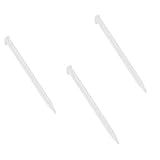 XHBTS 3 Canetas Stylus De Substituição De Plástico Para Tela Sensível Ao Toque Compatível Com Nintendo New 3DS XL Novo 3DS LL Branca 