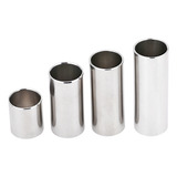 Xiaery Slide De Metal Para Guitarra 4 Unidades Tubo