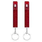 XIANGXING Extrator De Cartão De Crédito Agarrador De Cartão De Débito Para Unhas Longas ATM Chaveiro Feminino Vermelho Vermelho Standard