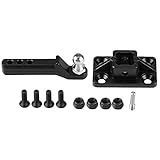 XIASABA Rc Eixo Da Roda Dianteira Interface De Controle Do Volante 17 0 × 7 0 × 2 0 Liga De Alumínio Eixo Do Volante Frontal Para Caminhão Trator 14 Rc Eixo Do Volante Dianteiro