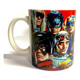 Xícara Caneca Esquadrão Suicida Branca 9cm Alt 350ml
