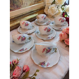 Xícara Chá Porcelana Antiga 6 Un Lindas