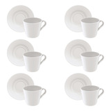Xicara Com Pires Porcelana