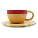 Xícara De Café Anime One Piece Monkey D Straw Hat Ceramic Te