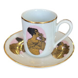 Xícara De Café Schmidt Art Deco Coleção Antiga Clássica
