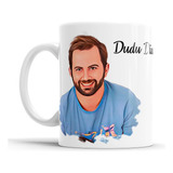 Xicara Personalizada Caneca Com Caricatura Envio Rapido 325m