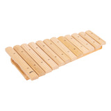 Xilofone Infantil Kidzzo Natural Com 12 Teclas Em Madeira