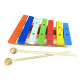 Xilofone Musical Lira Infantil De Madeira Instrumento Lúdico
