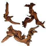 XINGYUXUXIN Tronco De árvore De Madeira Flutuante Para Decoração De Aquário Natural Com Vista Rochosa- Esconderijos Exclusivos De Raiz De Madeira Morta Para Peixes E Répteis- Realçador De Paisagem