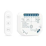 XJRJ Cortinas RF WiFi Para Persianas  Persianas  Módulo De Interruptor De Motor  Controle Remoto  Smart Life  Automação Residencial  Canal único