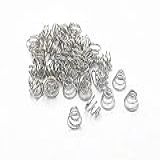 XJSXZC Mola De Compressão Cônica Cônica De Metal Tom Prata 6X3-5X5Mm 50 Peças